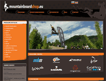 Tablet Screenshot of mountainboardshop.si